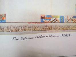 Kotiliesi 1932 nr 8, huhtikuu II, 15.4.1932, sis. mm. seur. artikkelit / kuvat / mainokset; Kansikuvitus Martta Wendelin, Orvo lastensaippua, Aviopuolison valinta