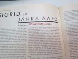 Kotiliesi 1932 nr 21, marraskuu I, 1.11.1932, sis. mm. seur. artikkelit / kuvat / mainokset; Kansikuvitus Martta Wendelin, Pyyntöjä emaljiteollisuudelle, Lasten