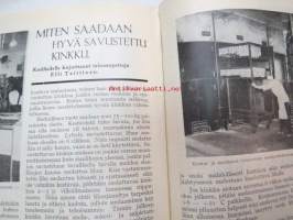 Kotiliesi 1932 nr 21, marraskuu I, 1.11.1932, sis. mm. seur. artikkelit / kuvat / mainokset; Kansikuvitus Martta Wendelin, Pyyntöjä emaljiteollisuudelle, Lasten