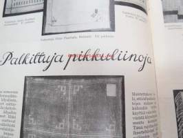 Kotiliesi 1932 nr 22, marraskuu II, 15.11.1932, sis. mm. seur. artikkelit / kuvat / mainokset; Kansikuvitus Martta Wendelin, Havin Teho, Pauligin päivätty,