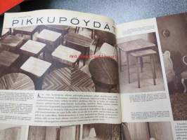 Kotiliesi 1958 nr 2, sis. mm. seur. artikkelit / kuvat / mainokset; Pikkupöydät, Pikkuväen oma tuoli ja pikkuväen leikkitalo