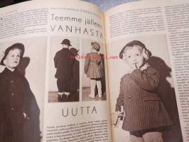 Kotiliesi 1958 nr 2, sis. mm. seur. artikkelit / kuvat / mainokset; Pikkupöydät, Pikkuväen oma tuoli ja pikkuväen leikkitalo