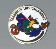 Triumph of the human spirit -   pinssi,  rintamerkki