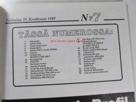 MP 1 lehti 1989 nr 7 -Moottoripyörälehti, katso sisältö kuvista tarkemmin.