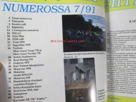 MP 1 lehti 1991 nr 7 -Moottoripyörälehti, katso sisältö kuvista tarkemmin.