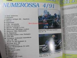 MP 1 lehti 1991 nr 4 -Moottoripyörälehti, katso sisältö kuvista tarkemmin.