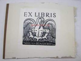 Ex Libris Max von Bonsdorff