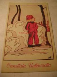 postikortti onnellista uuttavuotta
