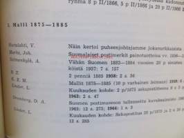 Philatelia Fennica- Yleishakemisto 1950-1972