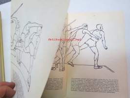 Yleisurheilu - Keihäänheitto - Elokuvista piirrettyjä mestarien tyylejä - tyyli ja harjoittelu ohjeineen