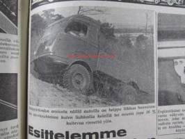 Koneviesti 1962 nr 10 -mm. Lannoitteen käsittely irtotavarana, Kylmäilmakuivurit ja niiden lämmönlähteet, Pientraktorit ja puutarhatraktorit kuvat ja  tekniset