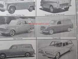 Koneviesti 1962 nr 10 -mm. Lannoitteen käsittely irtotavarana, Kylmäilmakuivurit ja niiden lämmönlähteet, Pientraktorit ja puutarhatraktorit kuvat ja  tekniset