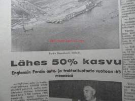 Koneviesti 1962 nr 12 -mm. Ojanperkauslaite maataloustraktoria varten - Syväpaja SPK 120, Hydrauliikka - traktorin kehityksen avain, Heinänkorjuukoneita - kuvat