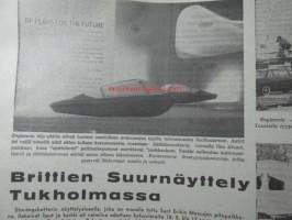 Koneviesti 1962 nr 12 -mm. Ojanperkauslaite maataloustraktoria varten - Syväpaja SPK 120, Hydrauliikka - traktorin kehityksen avain, Heinänkorjuukoneita - kuvat