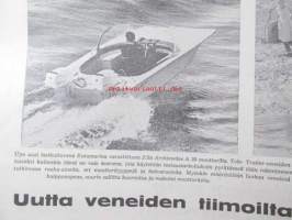 Koneviesti 1962 nr 12 -mm. Ojanperkauslaite maataloustraktoria varten - Syväpaja SPK 120, Hydrauliikka - traktorin kehityksen avain, Heinänkorjuukoneita - kuvat