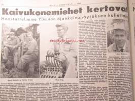 Koneviesti 1962 nr 17 -mm. Claeys &quot;Armada&quot; leikkuupuimuri, Kaivuukonemiehet kertovat Lasse Silver - Toivo Salmi - Matti Wilo - Taisto Rahkonen - Antti Heikkilä -