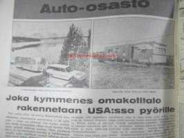 Koneviesti 1964 nr 1 -mm. Liekinheitin maatalouskoneena, Siilotyyppinen varastokuivuri, Ojalinko - uutuuslaite ojien avaamiseen, &quot;pitkä käsivarsi&quot;