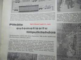 Koneviesti 1964 nr 6 -mm. Uusi 8 1/2 puimuri - Fahr M 60, Pitkälle automatisoitu tiiliputkitehdas - Riihimäki Paloheimo, Teknisiä tietoja kylvökoneista,