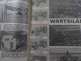 Koneviesti 1964 nr 6 -mm. Uusi 8 1/2 puimuri - Fahr M 60, Pitkälle automatisoitu tiiliputkitehdas - Riihimäki Paloheimo, Teknisiä tietoja kylvökoneista,