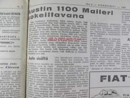 Koneviesti 1964 nr 6 -mm. Uusi 8 1/2 puimuri - Fahr M 60, Pitkälle automatisoitu tiiliputkitehdas - Riihimäki Paloheimo, Teknisiä tietoja kylvökoneista,