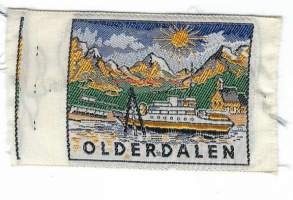 Olderdalen - hihamerkki, kangasmerkki, matkailumerkki