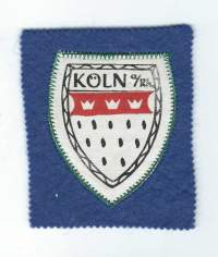 Köln  - hihamerkki, kangasmerkki, matkailumerkki