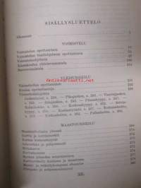 Liikuntakasvatuksen käsikirja I - Voimistelu, Yleisurheilu, Maastourheilu, Hiihto.