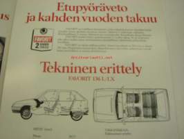 Skoda Favorit -myyntiesite