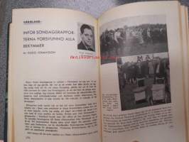 Miljonernas marsch - Folkvandringarna 1940-41 - Gångfrämjandets årsbok 1942 - En särskild upplaga 300 exemplar / nummer 30 -erikoissidos, numeroitu, käsittelee
