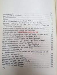 Miljonernas marsch - Folkvandringarna 1940-41 - Gångfrämjandets årsbok 1942 - En särskild upplaga 300 exemplar / nummer 30 -erikoissidos, numeroitu, käsittelee