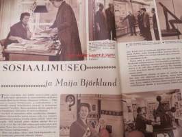 Kotiliesi 1961 nr 10 toukokuu II, 15.5.1961, sis. mm. seur. artikkelit / kuvat / mainokset; Kieku ja Kaiku, Valiojuustojen hieno makusinfonia, Sosiaalimuseo ja