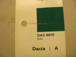Dacia värimallit