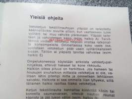 Vetoketjun ompeluohjeita - Kiito Opti-lon