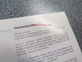 Vetoketjun ompeluohjeita - Kiito Opti-lon