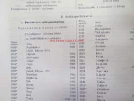Maanmittaushallituksen karttaluettelo 15.7.1966