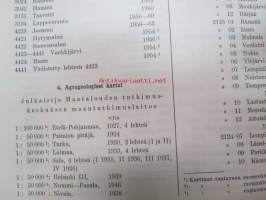 Maanmittaushallituksen karttaluettelo 15.7.1966