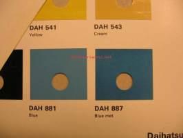 Daihatsu värimallit