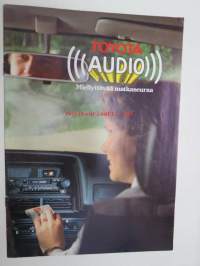 Toyota Audio autoradiot ja -stereot -myyntiesite