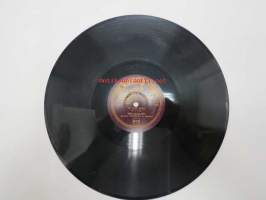 His Master´s Voice HMV X 7698 Delta Rhythm Boys - One O´clock Jump / St. Louis Blues -savikiekkoäänilevy, 78 rpm