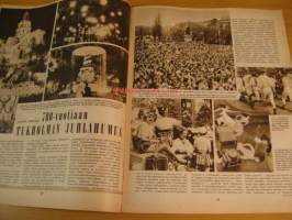 Suomen Kuvalehti 1953 nr 21 (kansikuva Mirjami Kuosmanen), valkoisen peuran voitto