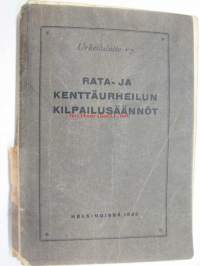 Rata- ja kenttäurheilun kilpailusäännöt