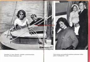 Jacqueline Kennedy, 4. painos. 1964. Runsaasti kuvitettu kirja JFK:n edustusvaimon elämästä ennen ja jälkeen salamurhan.