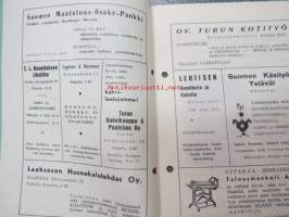 Varsinais-Suomen Kotitalous näyttely Turussa, Martin kansakoulussa 16.-18. päivinä heinäkuuta 1938 -ohjelmakirja