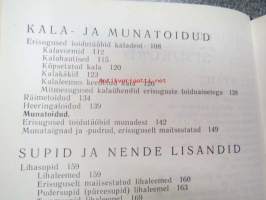 Kokakunst -vironkielinen keittokirja