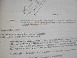 Ylö 5500, 6500, 8000 Maatilavaunut vm. 1986 -käyttöohjekirja ja varaosaluettelo / bruksanvisning och reservdelskatalog