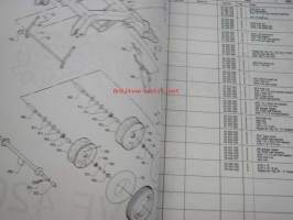 Kongskilde VF4200 spare parts list -varaosaluettelo