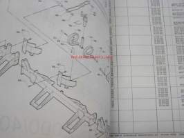Kongskilde FUVF2000/4000 spare parts list -varaosaluettelo