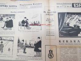 Ampiainen 1922 nr 10 -viipurilainen pila- &amp; satiirilehti