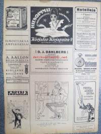 Ampiainen 1922 nr 10 -viipurilainen pila- &amp; satiirilehti