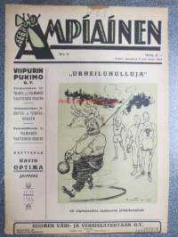 Ampiainen 1923 nr 11 -viipurilainen pila- &amp; satiirilehti